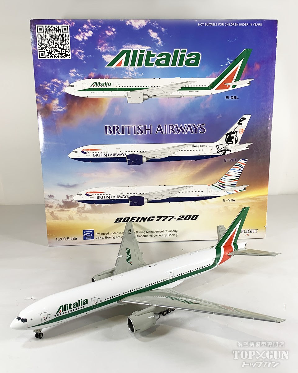 【中古商品】 B777-200 アリタリア EI-DBL ※スタンドなし 1/200 [USED-IF777016]