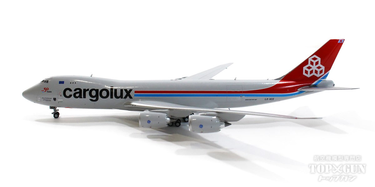 747-8F カーゴルクス航空 "50 Years" LX-VCE 1/400 [XX40153](20231231WE)