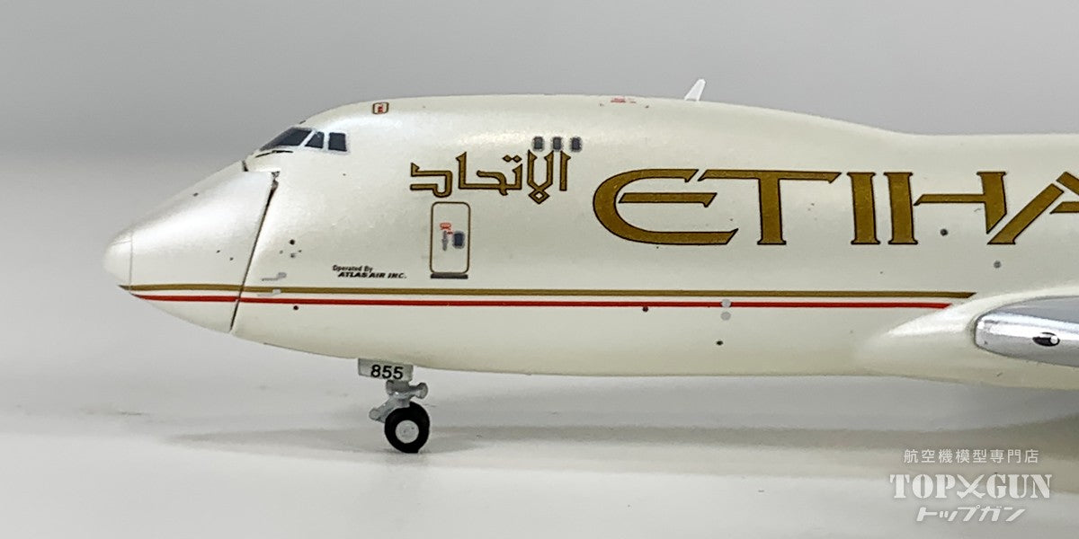 B747-8F エティハドカーゴ 開閉選択式 N855GT 1/400 [XX40159C]