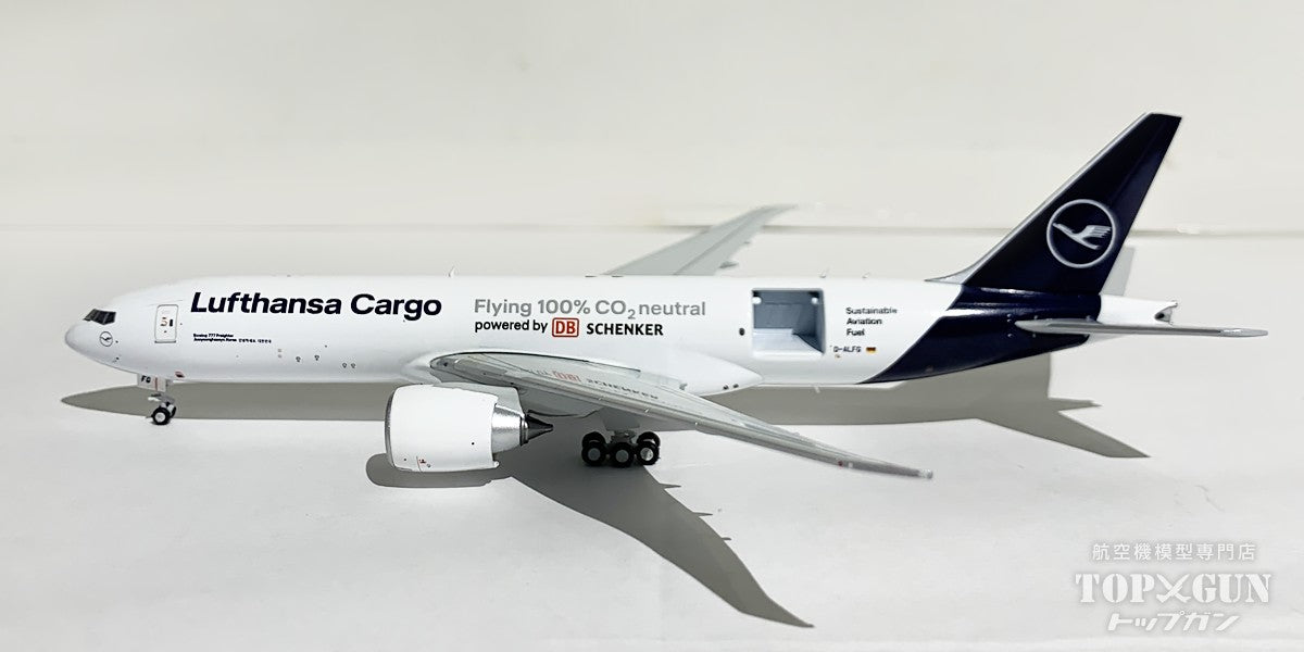 777F Lufthansa Cargo Sustainable Aviation Fuel Open/Close Option D-ALFG 1/400 [XX40226C] 