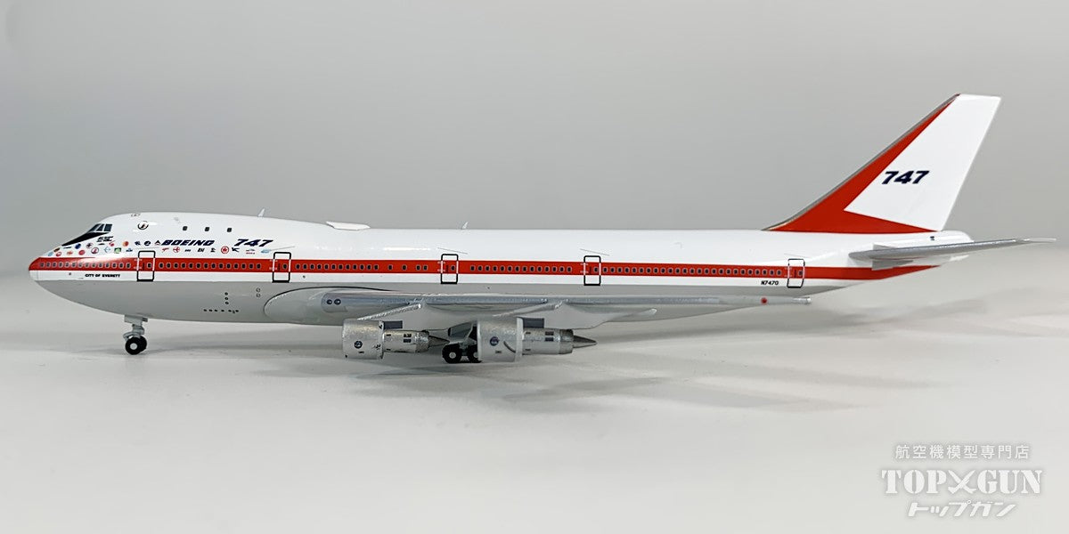 B747-100 ボーイング ハウスカラー 「First Prototype 『Museum Version』」 ※GSEセット N7470 1/400 [XX40278]