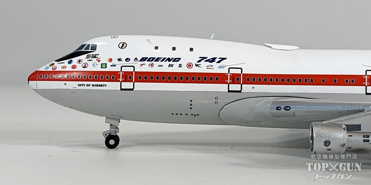 B747-100 ボーイング ハウスカラー 「First Prototype 『Museum Version』」 ※GSEセット N7470 1/400 [XX40278]