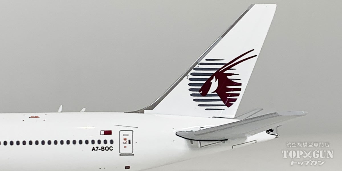 B777-300ER カタール航空 「 All White 」 A7-BOC 1/400 [XX40679]