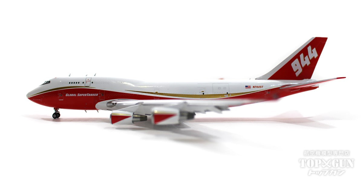 747-400BCF (modified cargo type) Global Supertanker Services Forest fire aerial firefighting aircraft (flap down main wing) N744ST 1/400 [XX4910A]