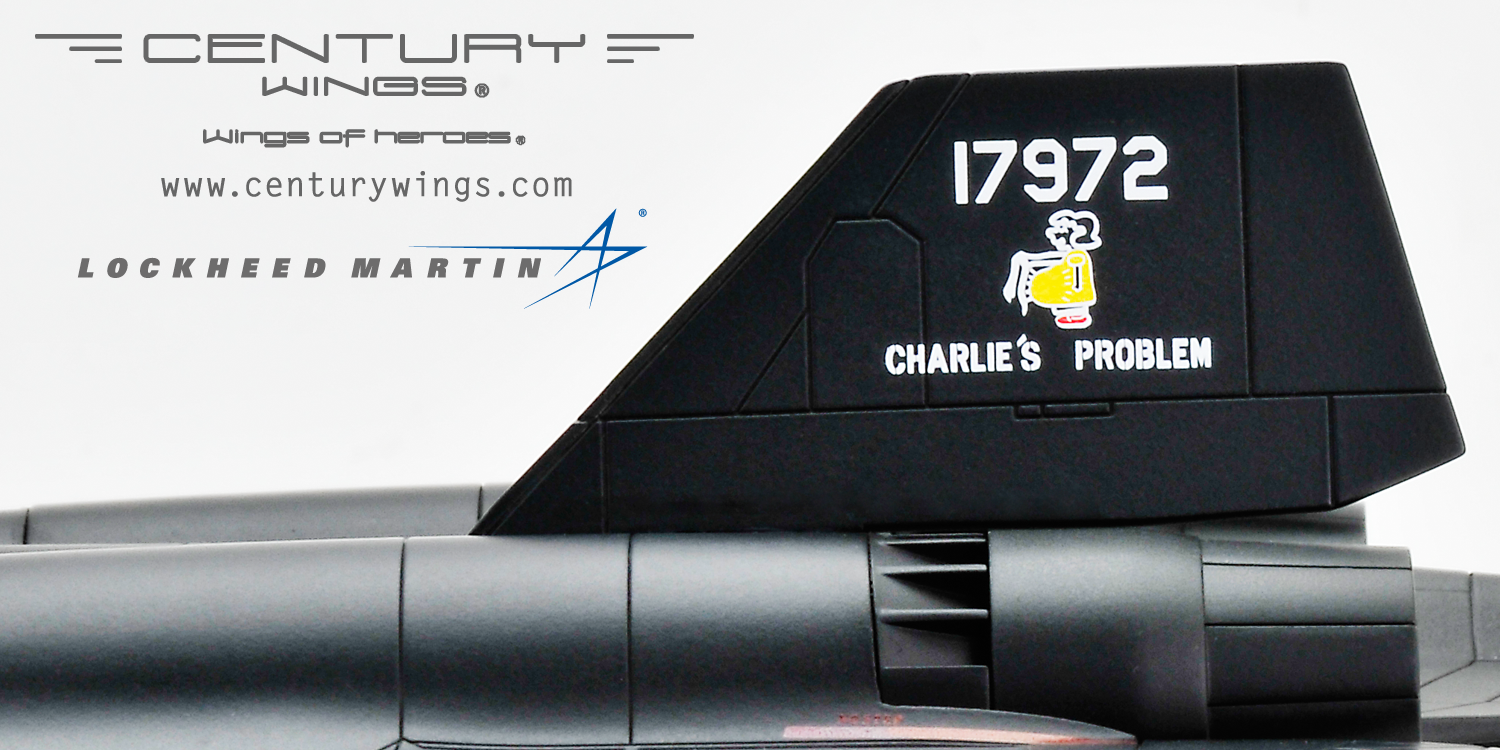 SR-71A Blackbird, US Air Force 9th Strategic Reconnaissance Wing, Unofficial Mark "Charlie's Problem", 1975 #61-7972 1/72 [001625]