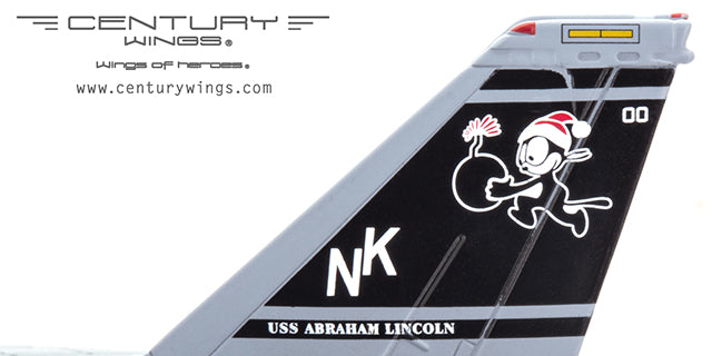 F-14D US Navy 31st Fighter Squadron "Tomcatters" Special Paint "Santa Cat" Aboard the aircraft carrier Abraham Lincoln 2002 NK100/#164601 1/72 [001633]