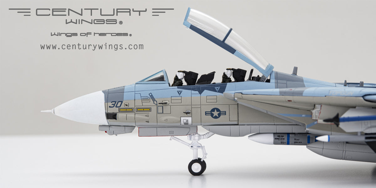 F-14A US Navy Fighter Weapons School (NFWS) "TOPGUN" Virtual enemy aircraft Blue camouflage Miramar Air Base 1995 #30 1/72 [001635]