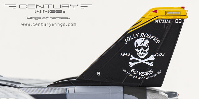 F-14B US Navy 103rd Fighter Squadron "Jolly Rogers" Special Paint "Jolly Rogers 60th Anniversary" 2004 AA103 1/72 [001637]