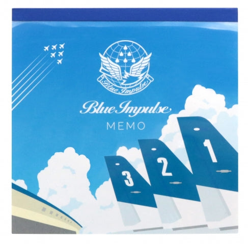 Japan Air Self-Defense Force Blue Impulse Square Memo Pad Exhibition Flight [003580060]