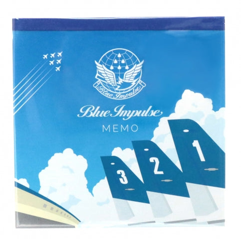 Japan Air Self-Defense Force Blue Impulse Square Memo Pad Exhibition Flight [003580060]