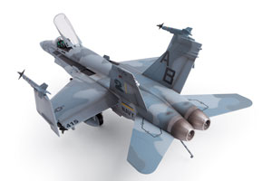 F/A-18C アメリカ海軍 第86戦闘攻撃飛行隊 「サイドワインダーズ」 空母エンタープライズ搭載 不朽の自由作戦時 04年 AB415 1/18 ※プラ製 [003773]
