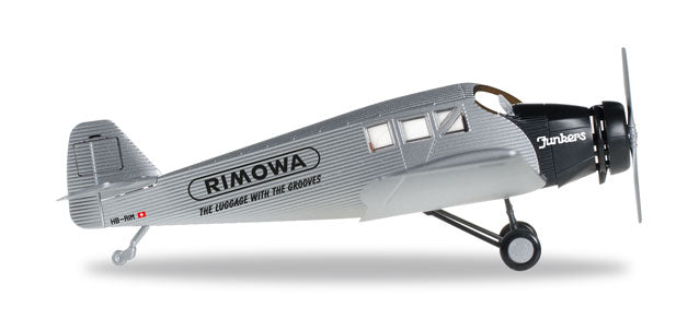 ユンカースF.13 新造複製機（レプリカ） 「Rimowa」 16年 HB-RIM 1/87 ※プラ製 [019323]