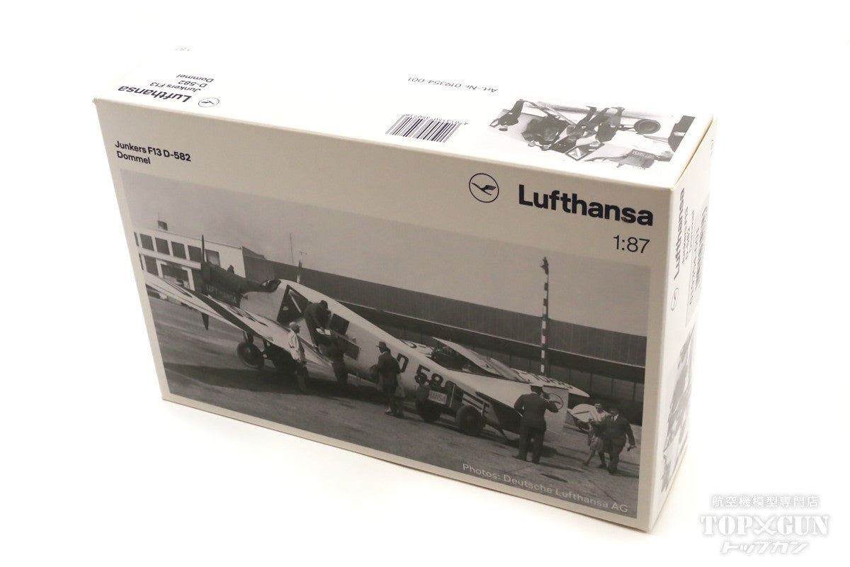 Junkers F.13 German Luftwaffe D-582 1920s "Dommel" 1/87 *Plastic [019354-001]