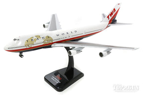 747-100 TWAトランスワールド航空 最終塗装 90年代 (ランディングギア/スタンド付属) N93108 1/200 ※プラ製 [0229GR]