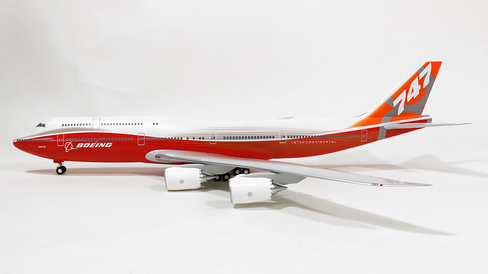 ホーガンウィングス 1 200 B747-8 ハウスカラー Red Tail スタンド 