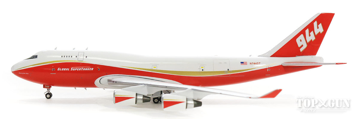 747-400BCF (modified cargo type) Global Supertanker Services Forest Fire Aerial Firefighting Vehicle N744ST 1/400 [04246]