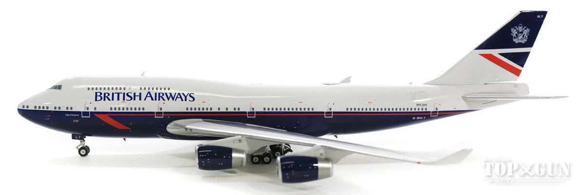 747-400 British Airways Special Paint "100th Anniversary of Commercial International Flight/Randall Reprint" 2019 G-BNLY 1/400 [04266]