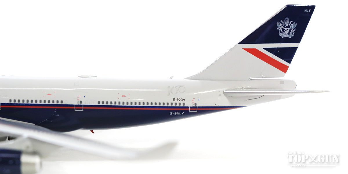 747-400 British Airways Special Paint "100th Anniversary of Commercial International Flight/Randall Reprint" 2019 G-BNLY 1/400 [04266]