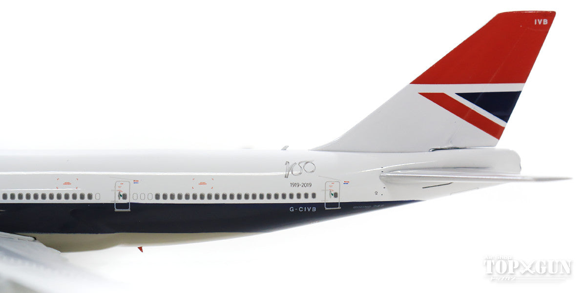 747-400 British Airways "100th anniversary" Niggas Design G-CIVB 1/400 [04296]