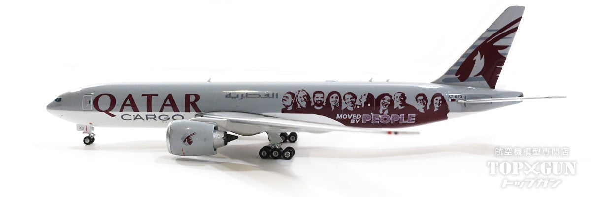 777F (-200LR Cargo) Qatar Airways Cargo Special Paint "Moved by People" 2022 A7-BFG 1/400 [04475]