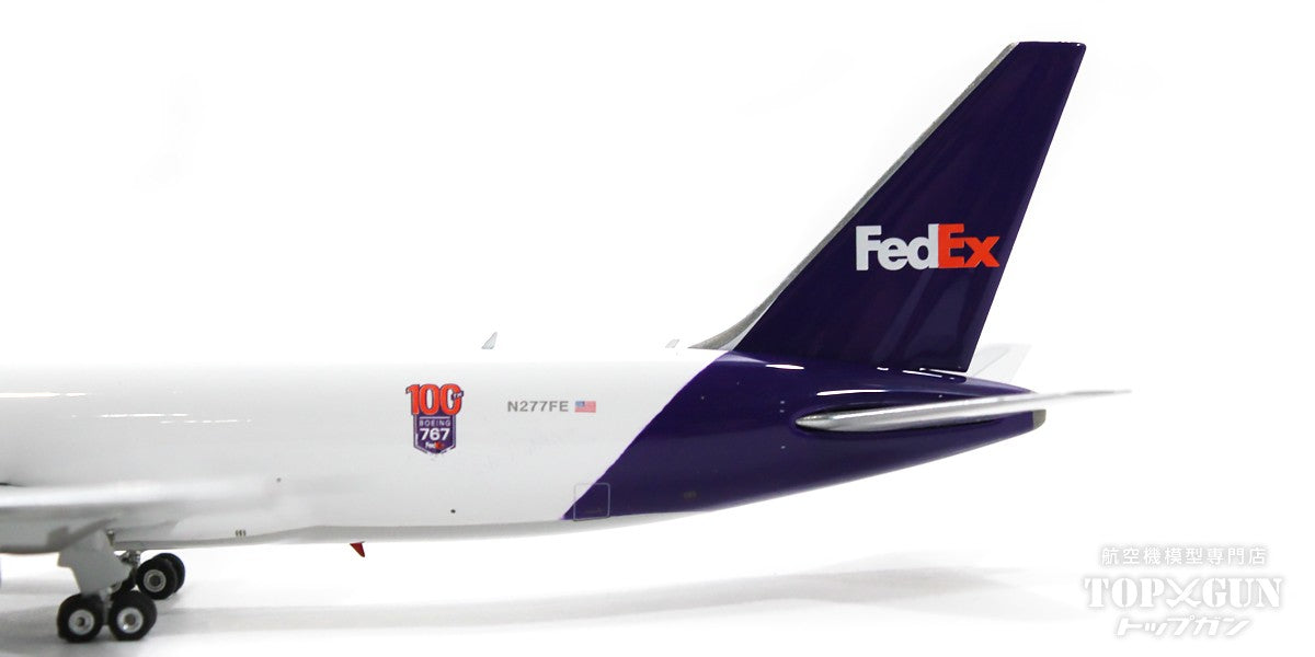 767-300ERF (cargo type) FedEX special paint "100th 767" 2021 N277FE 1/400 [04479]