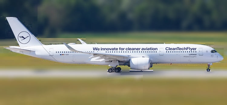 A350-900 ルフトハンザドイツ航空 特別塗装「CleanTechFlyer」 2022年 D-AIVD 1/400 [04487]