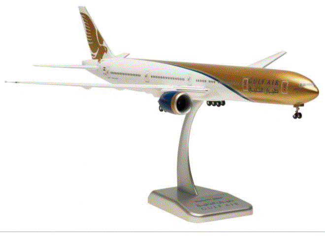 777-300ER ガルフ・エア VT-JEG  (スタンド/ギア付属) 1/200 ※プラ製 [0540GR]