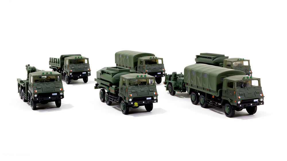 Self-Defense Forces Directory Vol. 1 Type 73 Heavy Truck Edition 8-piece Box Set 1/144 [083055-6800]