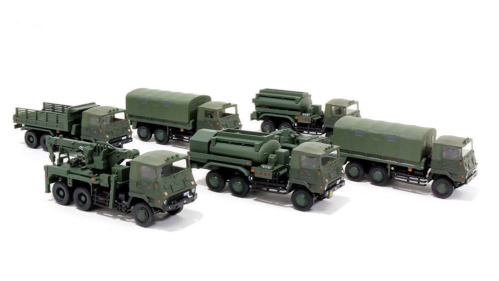 Self-Defense Forces Directory Vol. 1 Type 73 Heavy Truck Edition 8-piece Box Set 1/144 [083055-6800]