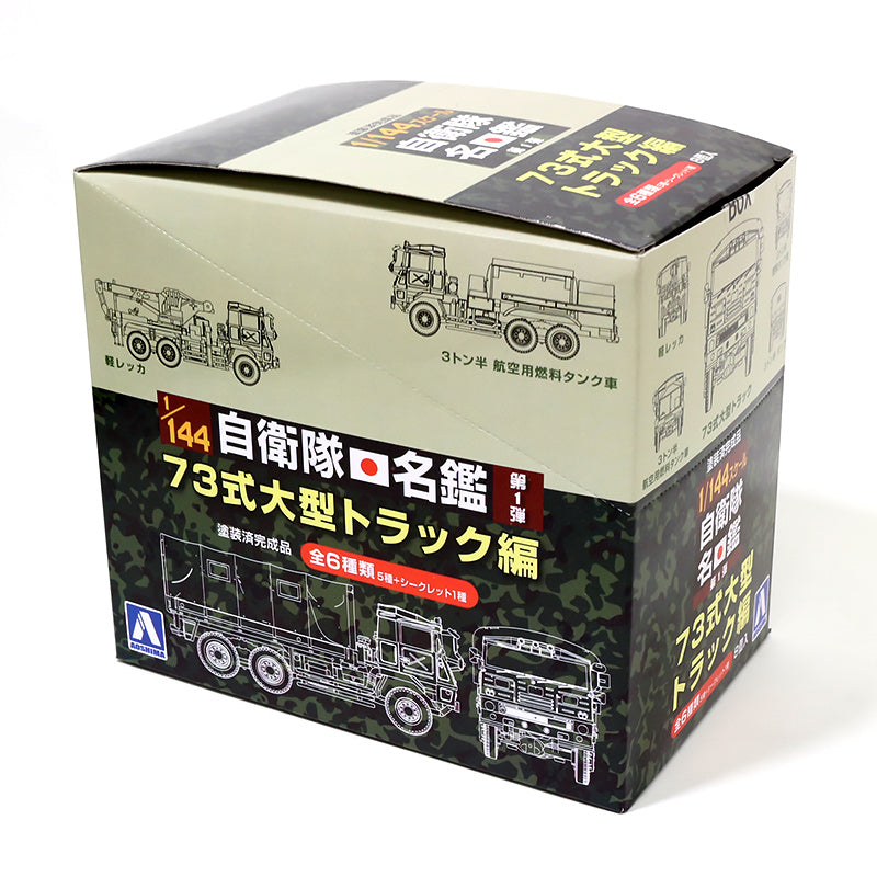 Self-Defense Forces Directory Vol. 1 Type 73 Heavy Truck Edition 8-piece Box Set 1/144 [083055-6800]