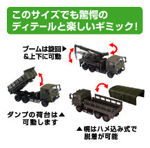 Self-Defense Forces Directory Vol. 1 Type 73 Heavy Truck Edition 8-piece Box Set 1/144 [083055-6800]