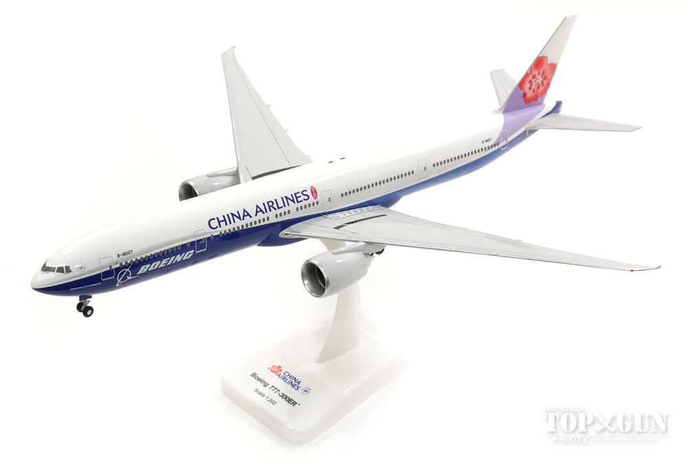 777-300ER China Airlines mixed paint "Boeing color/plum" B-18007 1/200 *Plastic [10529GR]