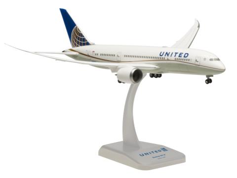 787-8 United Airlines Flight Wing with Wi-Fi Antenna 1/200 *Plastic [10611GR]