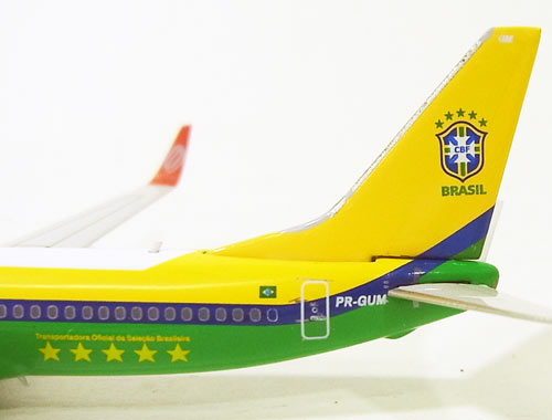 737-800w ゴル航空 特別塗装 「ブラジル」 PR-GUM 1/400 [10807]