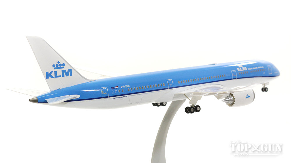 787-9 KLMオランダ航空 主翼飛行姿勢 WiFiレドーム付 （ランディングギア／スタンド付属） PH-BHF 1/200 ※プラ製  [10826GR]