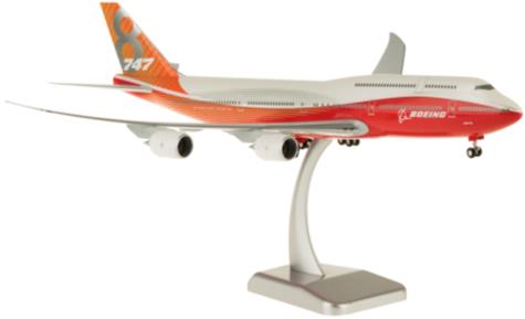 747-8i Boeing House Colors (Gear and stand included) 1/200 *Plastic [10864GR]