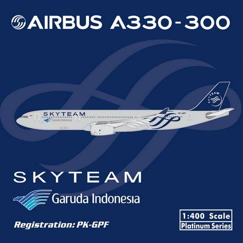 A330-300 ガルーダインドネシア航空 特別塗装「スカイチーム」 PK-GPF  1/400 [10909]