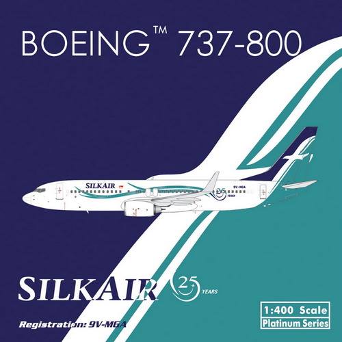 737-800w SilkAir "25th aircraft introduced" 9V-MGA 1/400 [10912]