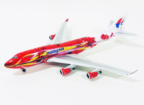 747-400 Malaysia Airlines special livery "Hibiscus" circa 2007 9M-MPB 1/400 [10995]