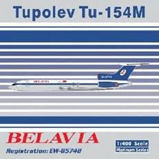 Tu-154M ベラヴィア航空（ベラルーシ） EW-85748 1/400 [11004]