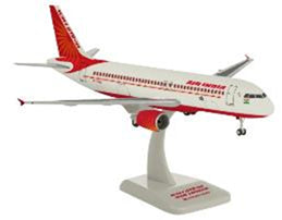 A320 Air India (gear and stand included) 1/200 *Plastic [11069GR]