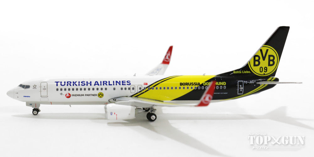 737-800w Turkish Airlines special livery "Borussia Dortmund" TC-JHU 1/400 [11149]