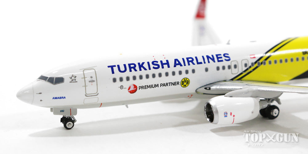 737-800w Turkish Airlines special livery "Borussia Dortmund" TC-JHU 1/400 [11149]