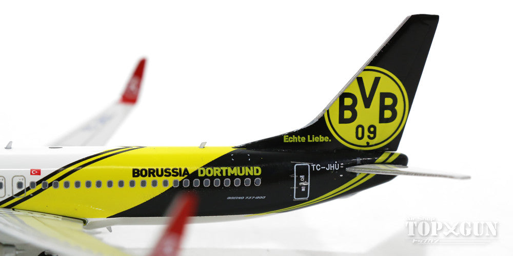 737-800w Turkish Airlines special livery "Borussia Dortmund" TC-JHU 1/400 [11149]