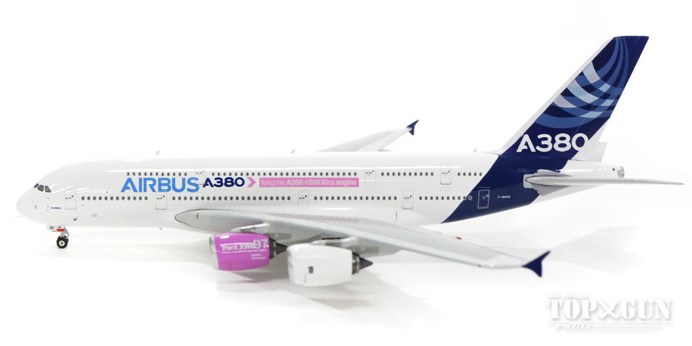 A380 エアバス社 ハウスカラー 「Flying the A350-1000 extra engine」 F-WWOW 1/400 [11254]