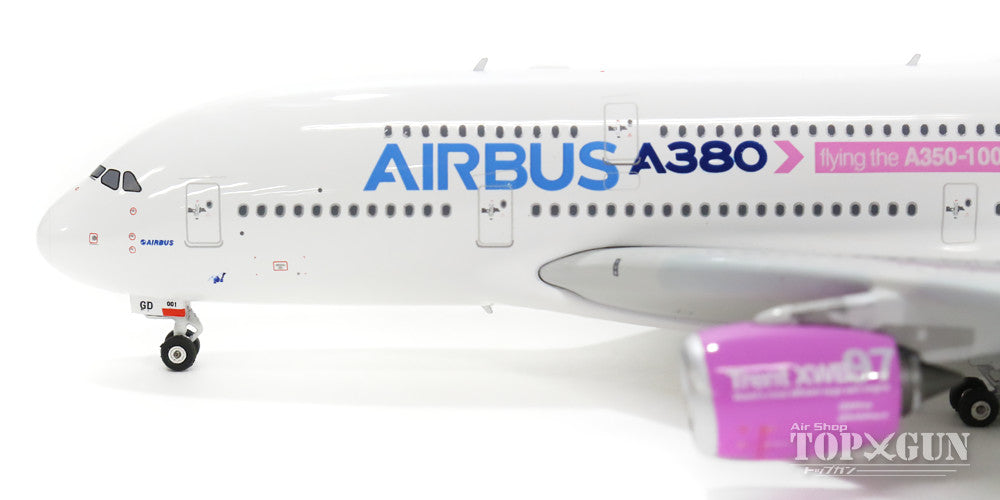 A380 Airbus House Color "Flying the A350-1000 extra engine" F-WWOW 1/400 [11254]