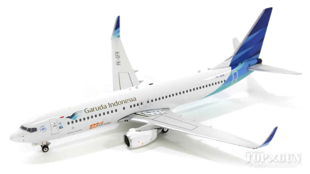 737-800w Garuda Indonesia "123rd Boeing aircraft" commemorative logo PK-GFR 1/400 [11270]