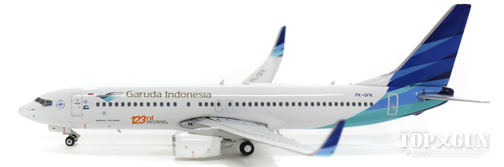 737-800w Garuda Indonesia "123rd Boeing aircraft" commemorative logo PK-GFR 1/400 [11270]