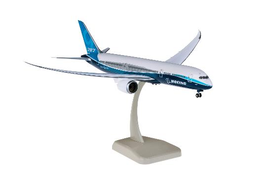 787-9 Boeing House Color 2019 Version Wing Flying Position (Gear/Stand Included) 1/200 *Plastic [11274GR]