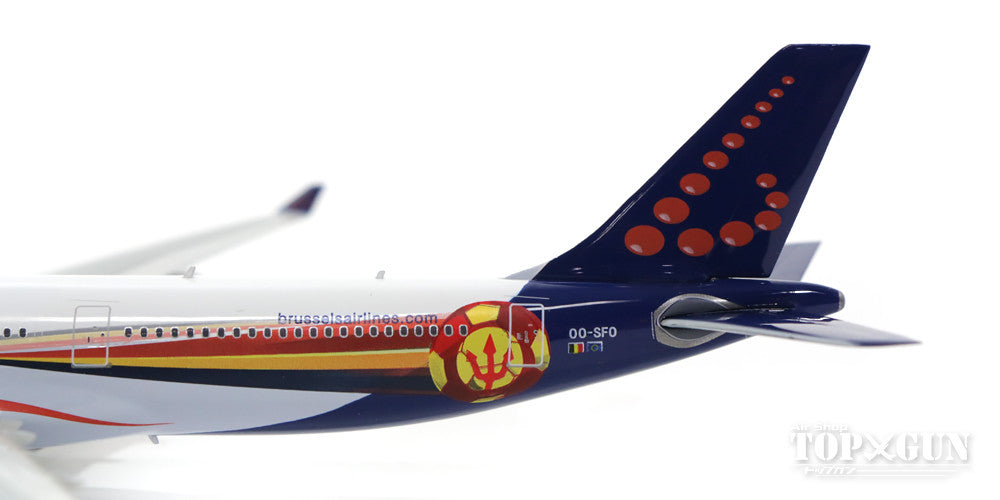 A330-300 ブリュッセル航空 特別塗装 「Red Devils」 14年 OO-SFO 1/400 [11287]